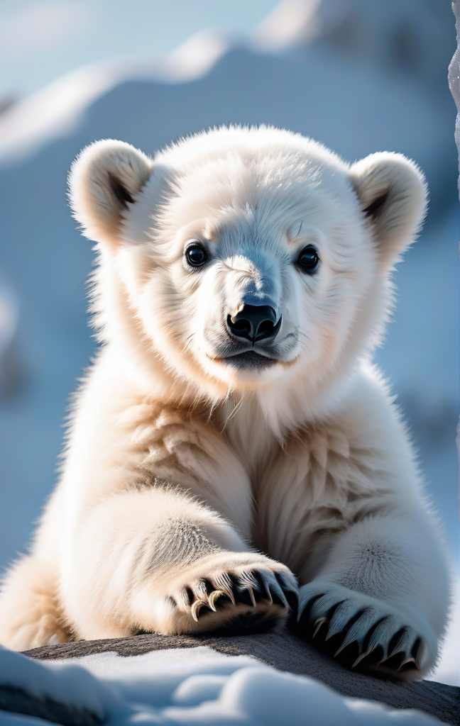 11362-332799152-(extremely detailed 8k wallpaper),A mid shot photo of a Polar Bear Cub, intricate, high detail, dramatic，.png